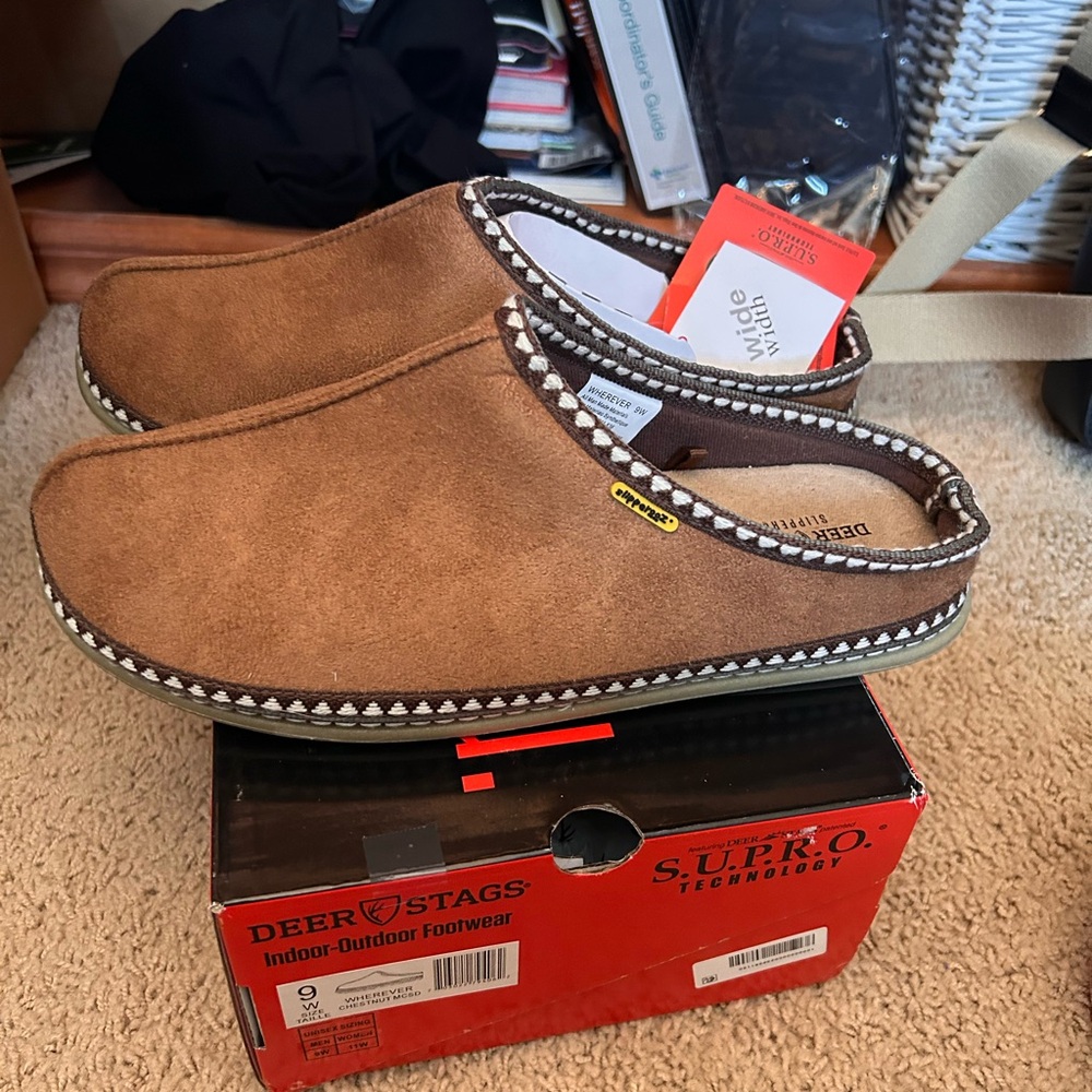 Deer Stags Brown Indoor-Outdoor Footwear